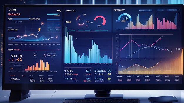 финансовая аналитика на экране